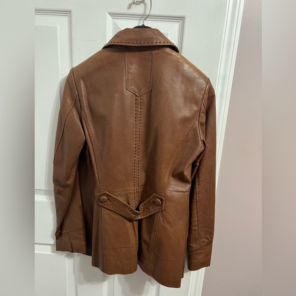 Stunning Brown leather Danier jacket - Picture 2 of 2